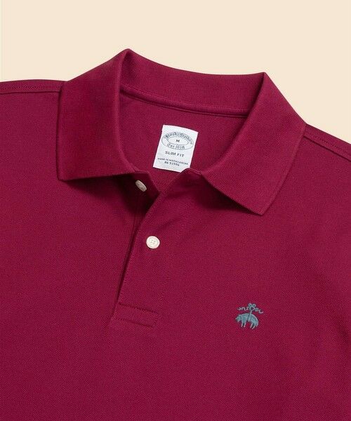 Brooks Brothers / ブルックス ブラザーズ ポロシャツ | スーピマコットンストレッチピケ　GFロゴ　ロングスリーブポロシャツ　Slim Fit | 詳細2