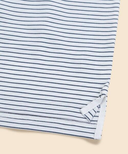 Brooks Brothers / ブルックス ブラザーズ ポロシャツ | スーピマコットンストレッチ GFロゴ シンストライプ ロングスリーブポロシャツ Slim Fit | 詳細2