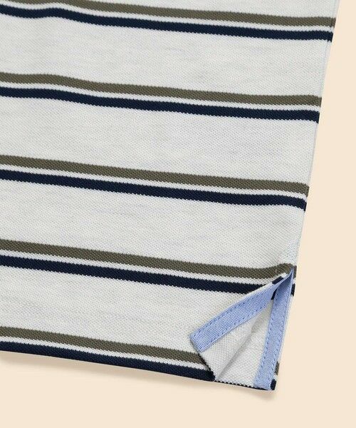 Brooks Brothers / ブルックス ブラザーズ ポロシャツ | ストレッチコットン GFロゴ ダブルストライプ ロングスリーブポロシャツ Slim Fit | 詳細2