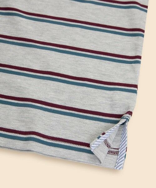 Brooks Brothers / ブルックス ブラザーズ ポロシャツ | ストレッチコットン GFロゴ ダブルストライプ ロングスリーブポロシャツ Slim Fit | 詳細4