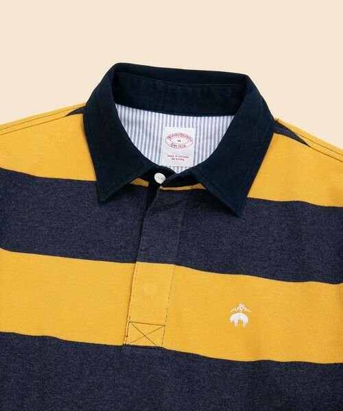 Brooks Brothers / ブルックス ブラザーズ ポロシャツ | コットンジャージー GFロゴ ラグビーシャツ | 詳細4