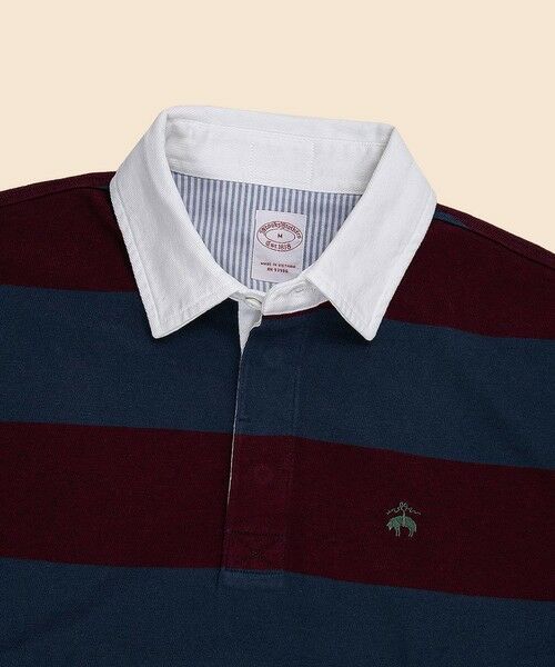 Brooks Brothers / ブルックス ブラザーズ ポロシャツ | コットンジャージー GFロゴ ラグビーシャツ | 詳細7