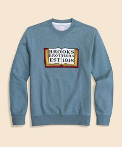 Brooks Brothers / ブルックス ブラザーズ スウェット | コットンフレンチテリー　ブックエンブロイダリー　スウェットシャツ
