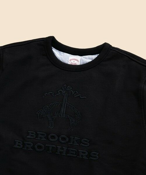 Brooks Brothers / ブルックス ブラザーズ スウェット | コットン フレンチテリー GFエンブロイダリー スウェットシャツ | 詳細1