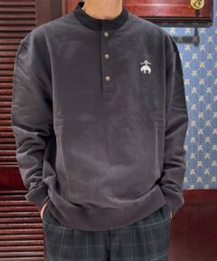 Brooks Brothers / ブルックス ブラザーズ スウェット | ◆オンラインストア限定◆ コットンフレンチテリー　ビッグGFロゴ　ハーフボタンスウェットシャツ