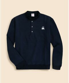 Brooks Brothers / ブルックス ブラザーズ スウェット | ◆オンラインストア限定◆ コットンフレンチテリー　ビッグGFロゴ　ハーフボタンスウェットシャツ