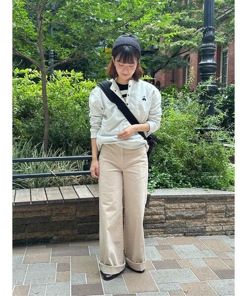 Brooks Brothers / ブルックス ブラザーズ スウェット | ◆オンラインストア限定◆ コットンフレンチテリー　ビッグGFロゴ　ハーフボタンスウェットシャツ | 詳細14