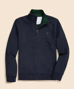 Brooks Brothers / ブルックス ブラザーズ スウェット | コットン／ポリエステル　ピケ　GFロゴ　ダブルフェイスフルジップ
