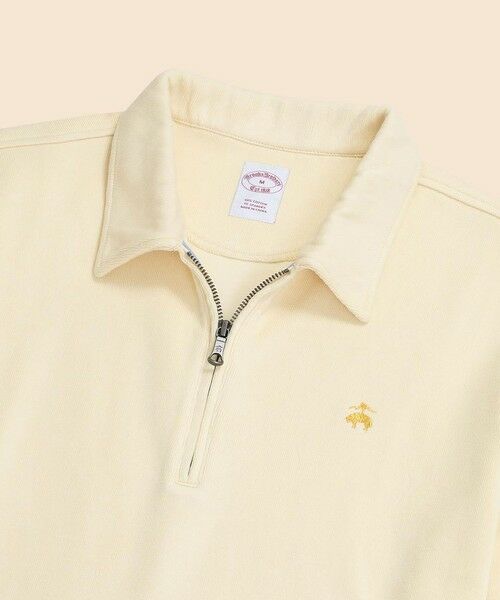 Brooks Brothers / ブルックス ブラザーズ スウェット | コットンジャージー GFロゴ ハーフジップカラー プルオーバー | 詳細3