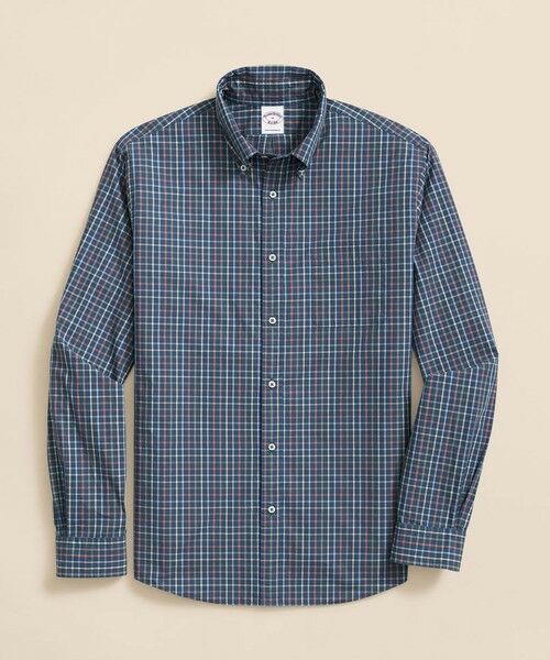 Brooks Brothers/ブルックス ブラザーズ コットンポプリン シーズナルパターン フライデーシャツ ネイビー M Brooks Brothers/ブルックス ブラザーズ コットンポプリン シーズナルパターン フライデーシャツ ネイビー M