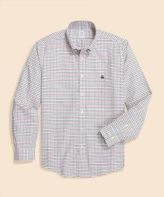 Brooks Brothers / ブルックス ブラザーズ シャツ・ブラウス | ストレッチオックスフォード　GFロゴ　シーズナルパターン　カジュアルシャツ　Regular Fit