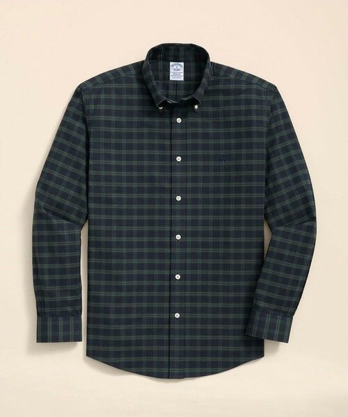 Brooks Brothers/ブルックス ブラザーズ ストレッチオックスフォード GFロゴ シーズナルパターン カジュアルシャツ Regular Fit ダークグリーン S Brooks Brothers/ブルックス ブラザーズ ストレッチオックスフォード GFロゴ シーズナルパターン カジュアルシャツ Regular Fit ダークグリーン S