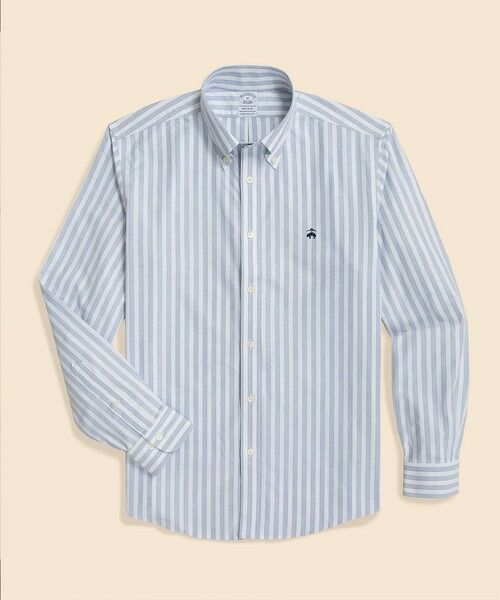 Brooks Brothers/ブルックス ブラザーズ ストレッチオックスフォード GFロゴ シーズナルパターン カジュアルシャツ Regular Fit サックスブルー M Brooks Brothers/ブルックス ブラザーズ ストレッチオックスフォード GFロゴ シーズナルパターン カジュアルシャツ Regular Fit サックスブルー M