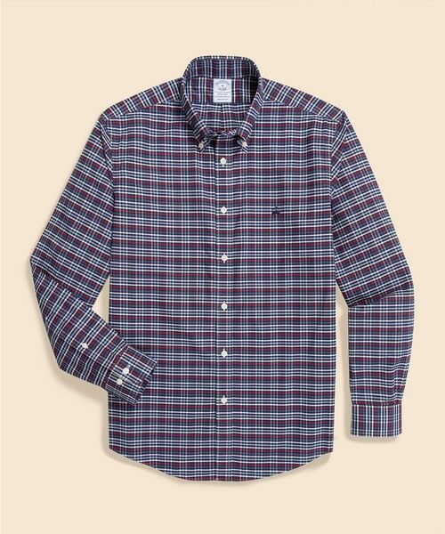 Brooks Brothers/ブルックス ブラザーズ ストレッチオックスフォード GFロゴ シーズナルパターン カジュアルシャツ Regular Fit ブルー系その他 M Brooks Brothers/ブルックス ブラザーズ ストレッチオックスフォード GFロゴ シーズナルパターン カジュアルシャツ Regular Fit ブルー系その他 M