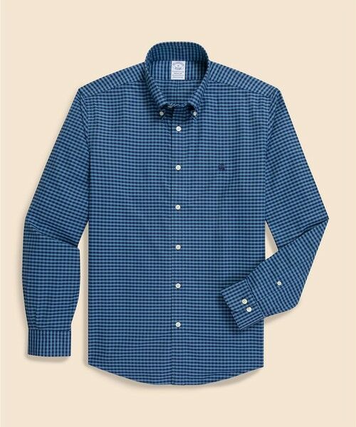 Brooks Brothers/ブルックス ブラザーズ ストレッチオックスフォード GFロゴ シーズナルパターン カジュアルシャツ Regular Fit ターコイズブルー M Brooks Brothers/ブルックス ブラザーズ ストレッチオックスフォード GFロゴ シーズナルパターン カジュアルシャツ Regular Fit ターコイズブルー M