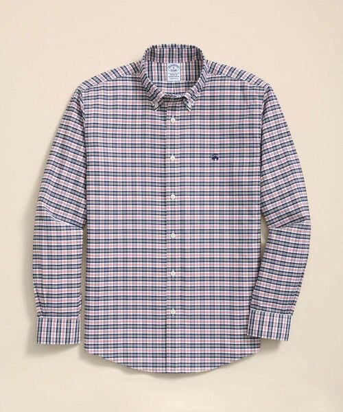 Brooks Brothers/ブルックス ブラザーズ ストレッチオックスフォード GFロゴ シーズナルパターン カジュアルシャツ Regular Fit レッド S Brooks Brothers/ブルックス ブラザーズ ストレッチオックスフォード GFロゴ シーズナルパターン カジュアルシャツ Regular Fit レッド S