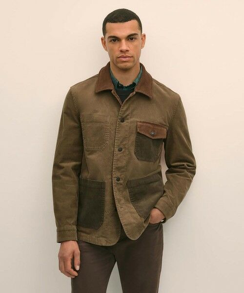 Brooks Brothers / ブルックス ブラザーズ その他アウター | コットンコーデュロイ ファン チョアジャケット(ブラウン)