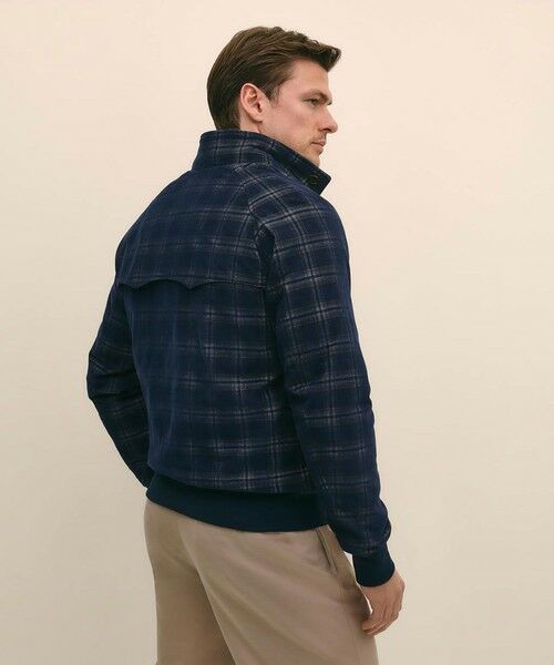Brooks Brothers / ブルックス ブラザーズ ブルゾン | コットンコーデュロイ　GFロゴ　チェック　キルティング　ボマージャケット | 詳細1