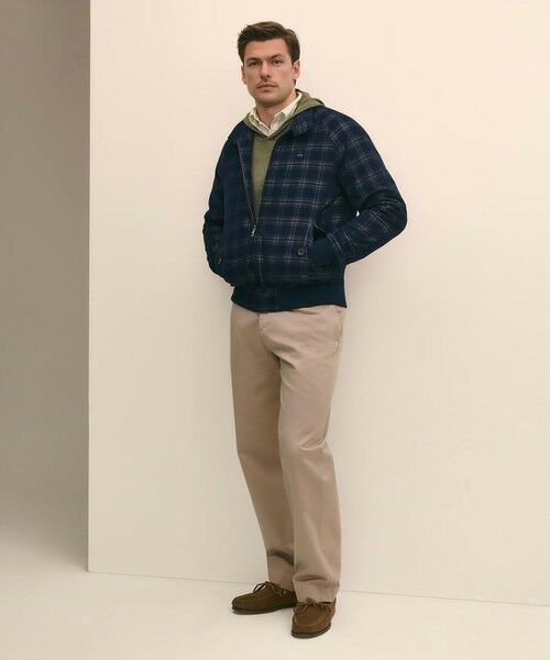 Brooks Brothers / ブルックス ブラザーズ ブルゾン | コットンコーデュロイ　GFロゴ　チェック　キルティング　ボマージャケット | 詳細2