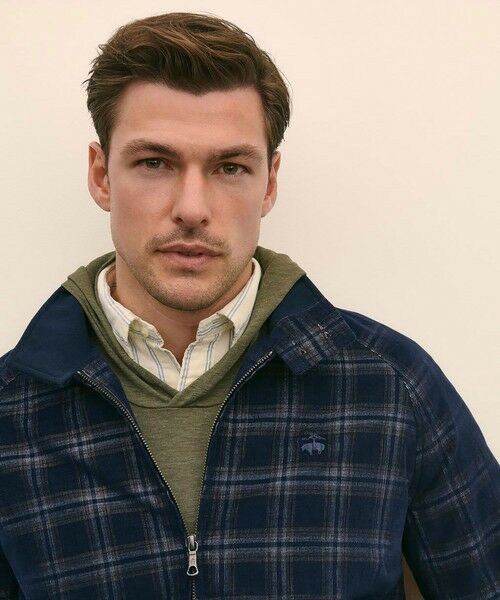 Brooks Brothers / ブルックス ブラザーズ ブルゾン | コットンコーデュロイ　GFロゴ　チェック　キルティング　ボマージャケット | 詳細3