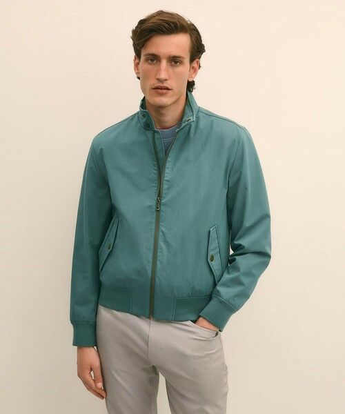 Brooks Brothers/ブルックス ブラザーズ コットンブレンド ボマージャケット グリーン XL