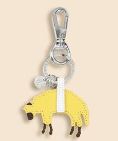 Brooks Brothers / ブルックス ブラザーズ キーホルダー・ストラップ | カウレザー　GFロゴ　キーホルダー