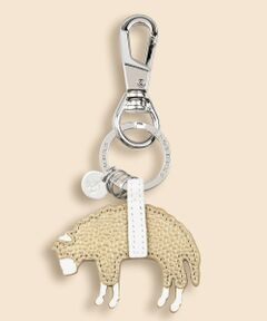 Brooks Brothers / ブルックス ブラザーズ キーホルダー・ストラップ | カウレザー　GFロゴ　キーホルダー