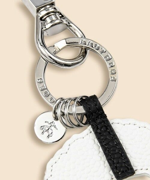 Brooks Brothers / ブルックス ブラザーズ キーホルダー・ストラップ | カウレザー　GFロゴ　キーホルダー | 詳細1