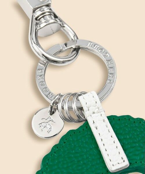 Brooks Brothers / ブルックス ブラザーズ キーホルダー・ストラップ | カウレザー　GFロゴ　キーホルダー | 詳細3