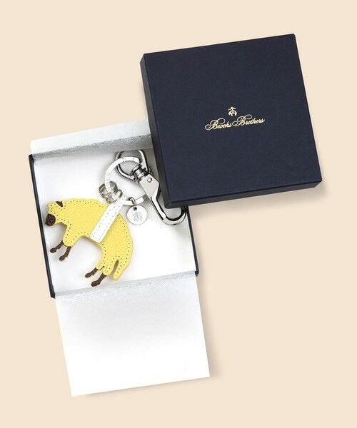 Brooks Brothers / ブルックス ブラザーズ キーホルダー・ストラップ | カウレザー　GFロゴ　キーホルダー | 詳細6