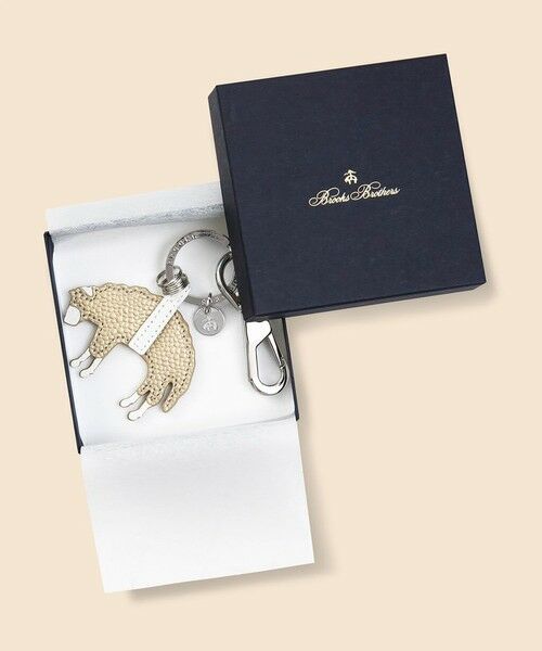 Brooks Brothers / ブルックス ブラザーズ キーホルダー・ストラップ | カウレザー　GFロゴ　キーホルダー | 詳細8