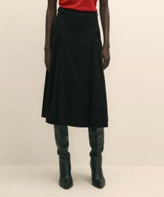 Brooks Brothers / ブルックス ブラザーズ ロング・マキシ丈スカート | ストレッチコットンツイル　Aライン　タックプリーツスカート