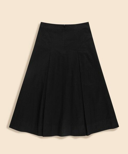 Brooks Brothers / ブルックス ブラザーズ ロング・マキシ丈スカート | ストレッチコットンツイル Aライン タックプリーツスカート | 詳細5