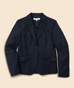 ブルックスブラザーズ　テーラードジャケット　リネン　Ｌ　ブルー　2ボタン ストレッチウール シングル2ボタン ジャケット | Brooks