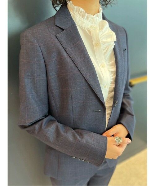 Brooks Brothers / ブルックス ブラザーズ テーラードジャケット | ウール グレンチェック シングル2ボタンジャケット | 詳細8