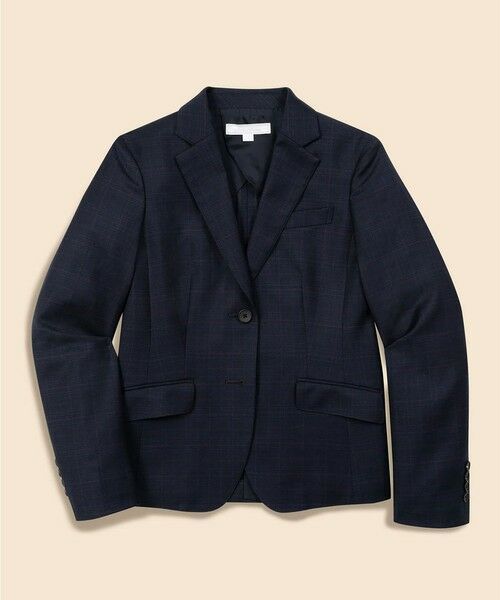 Brooks Brothers/ブルックス ブラザーズ ウール グレンチェック シングル2ボタンジャケット ネイビー 8 Brooks Brothers/ブルックス ブラザーズ ウール グレンチェック シングル2ボタンジャケット ネイビー 8