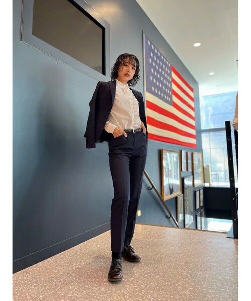 Brooks Brothers / ブルックス ブラザーズ その他パンツ | ウール グレンチェック クロップド ドレスパンツ | 詳細5