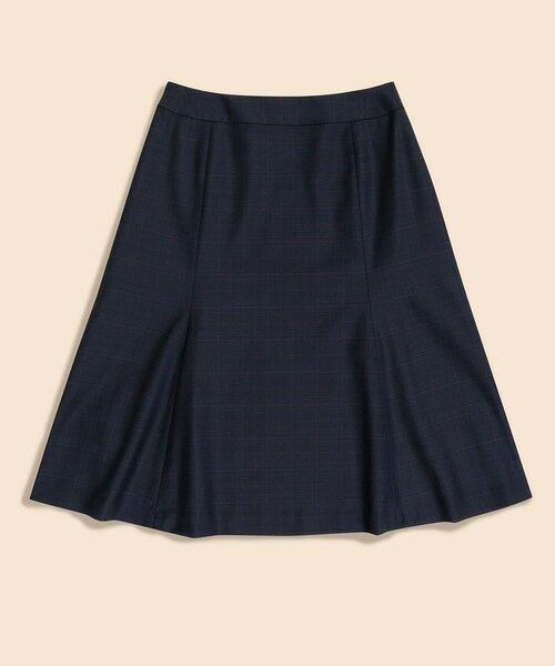 Brooks Brothers / ブルックス ブラザーズ ロング・マキシ丈スカート | ウール グレンチェック フレアスカート | 詳細1