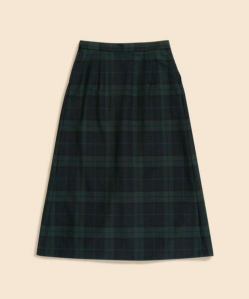Brooks Brothers / ブルックス ブラザーズ ロング・マキシ丈スカート | ウール/ポリエステル ブラックウォッチ ミディスカート | 詳細1