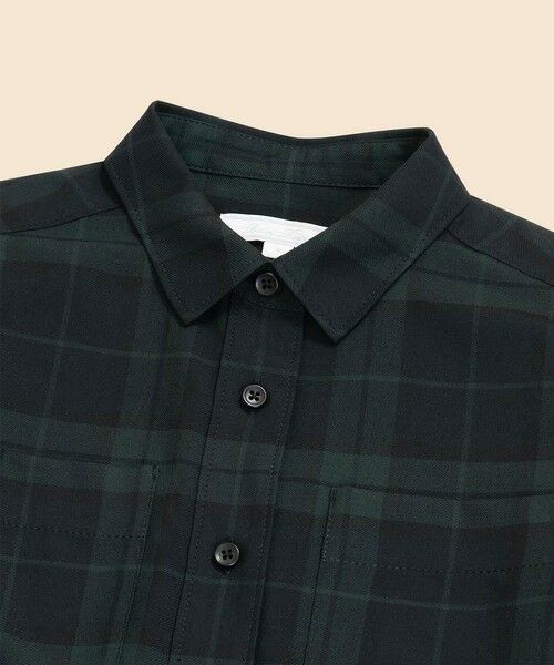 Brooks Brothers / ブルックス ブラザーズ シャツ・ブラウス | ウール/ポリエステル ブラックウォッチ クロップド シャツジャケット | 詳細1