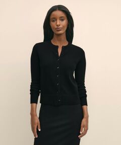 Brooks Brothers / ブルックス ブラザーズ カーディガン・ボレロ | メリノウール　クルーネックカーディガン