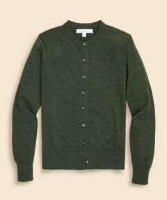 Brooks Brothers / ブルックス ブラザーズ カーディガン・ボレロ | メリノウール　クルーネックカーディガン