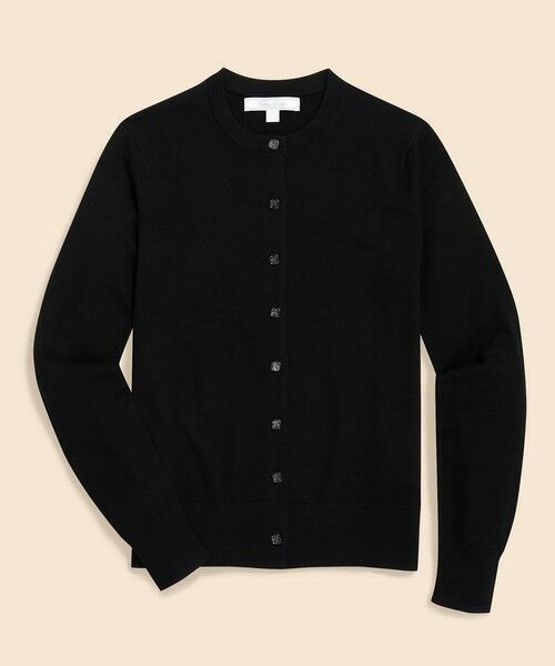 Brooks Brothers/ブルックス ブラザーズ メリノウール クルーネックカーディガン ブラック M Brooks Brothers/ブルックス ブラザーズ メリノウール クルーネックカーディガン ブラック M