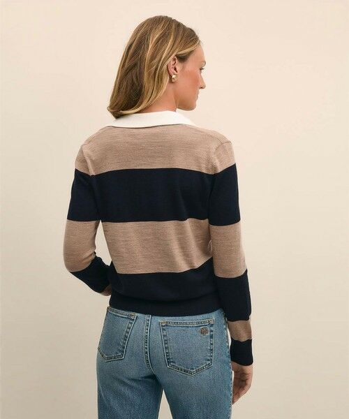 Brooks Brothers / ブルックス ブラザーズ ニット・セーター | メリノウール　ラグビー　ポロセーター | 詳細1