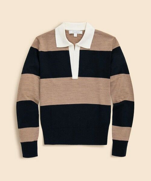 Brooks Brothers / ブルックス ブラザーズ ニット・セーター | メリノウール　ラグビー　ポロセーター | 詳細4