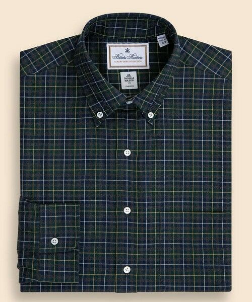 Brooks Brothers / ブルックス ブラザーズ シャツ・ブラウス | ラグジュアリー　ブラッシュドコットン　チェック　ドレスシャツ　Regular Fit | 詳細1