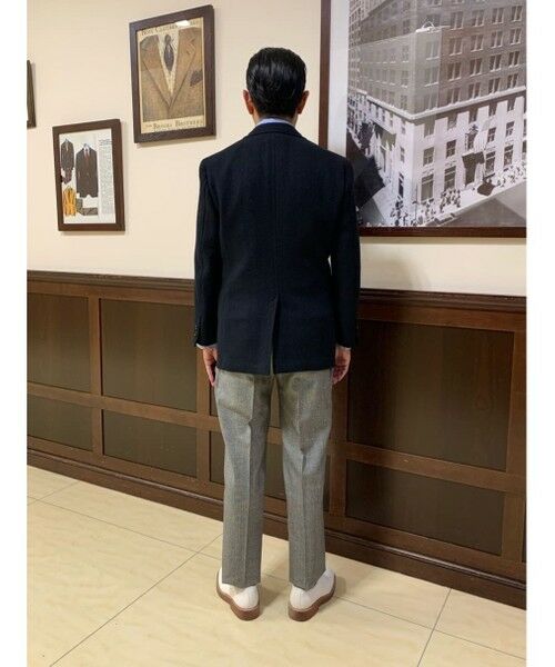 Brooks Brothers / ブルックス ブラザーズ テーラードジャケット | ハリスツイード ヘリンボーン 段返り3釦サックジャケット Traditional | 詳細9