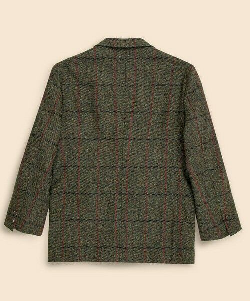 Brooks Brothers / ブルックス ブラザーズ テーラードジャケット | ハリスツイード　チェック　段返り３釦サックジャケット　Traditional | 詳細1