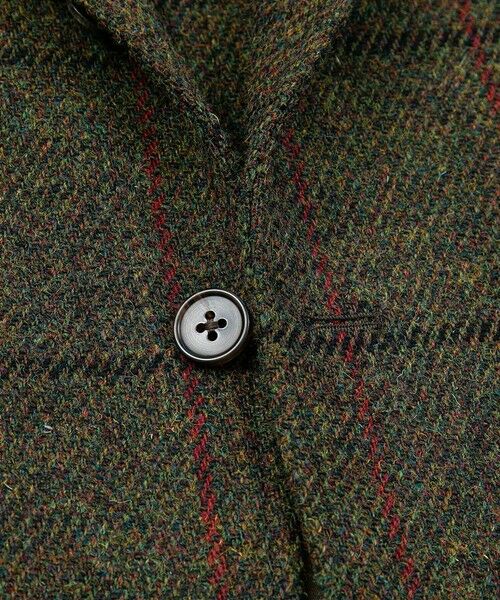 Brooks Brothers / ブルックス ブラザーズ テーラードジャケット | ハリスツイード　チェック　段返り３釦サックジャケット　Traditional | 詳細3
