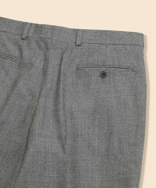 Brooks Brothers / ブルックス ブラザーズ スラックス・ドレスパンツ | ウール　サキソニー　グレンチェック　プレーンフロント　トラウザーズ　Classic | 詳細2